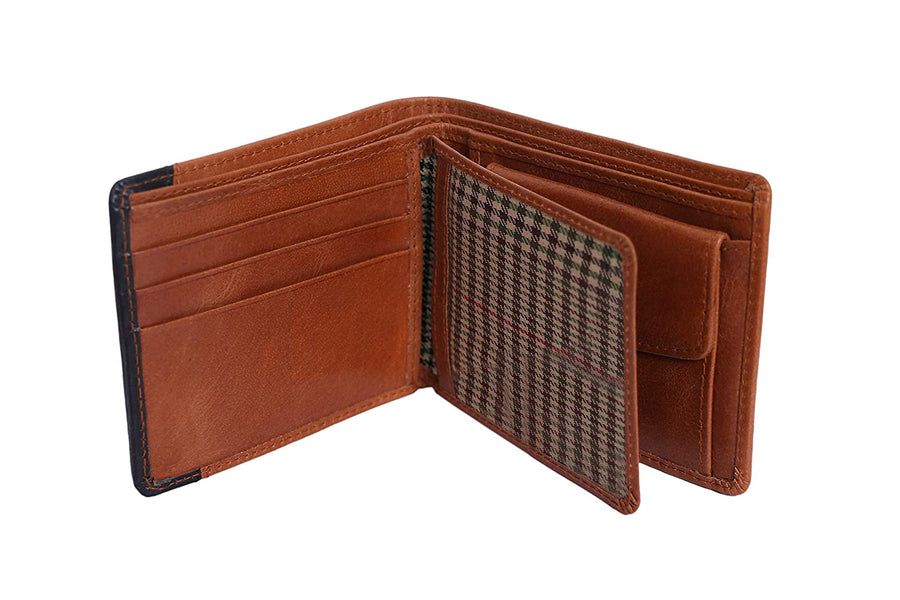 Leatherboss Genuine Leather Men Long Wallet Pockets ID Card Clutch Bifold  Purse | eBay