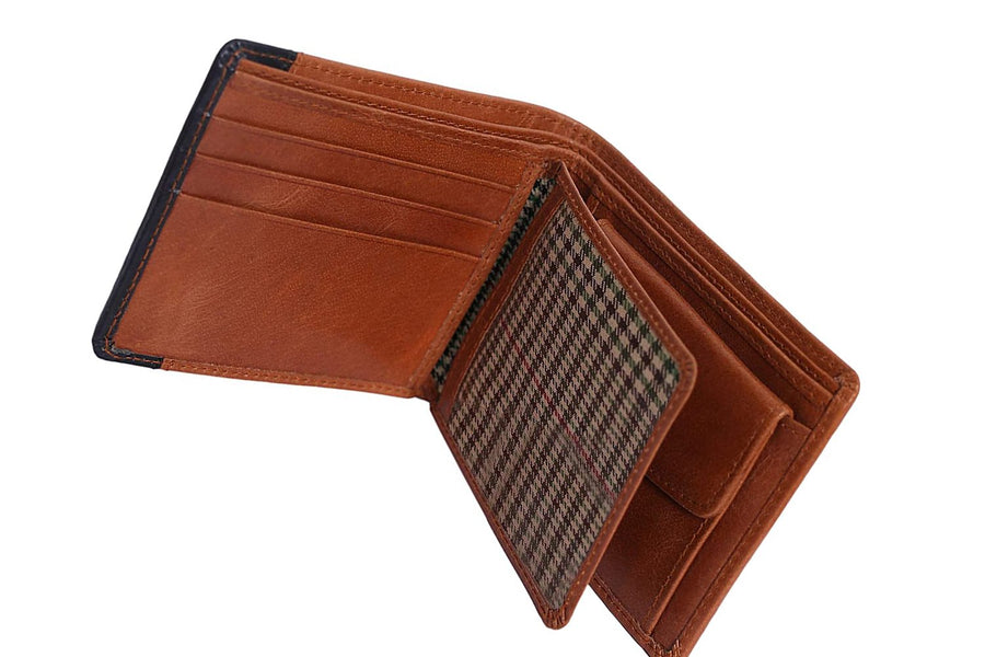 JIUFENG Men's Genuine Leather Wallet Bifold Zip Purse Card Organizer Money  Clipper (Black) at Amazon Men's Clothing store